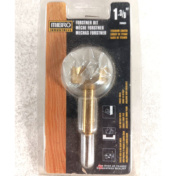 1 3/8” Forstner High Speed Wood Drill Bit Mibro Industrial - Picture 1 of 3